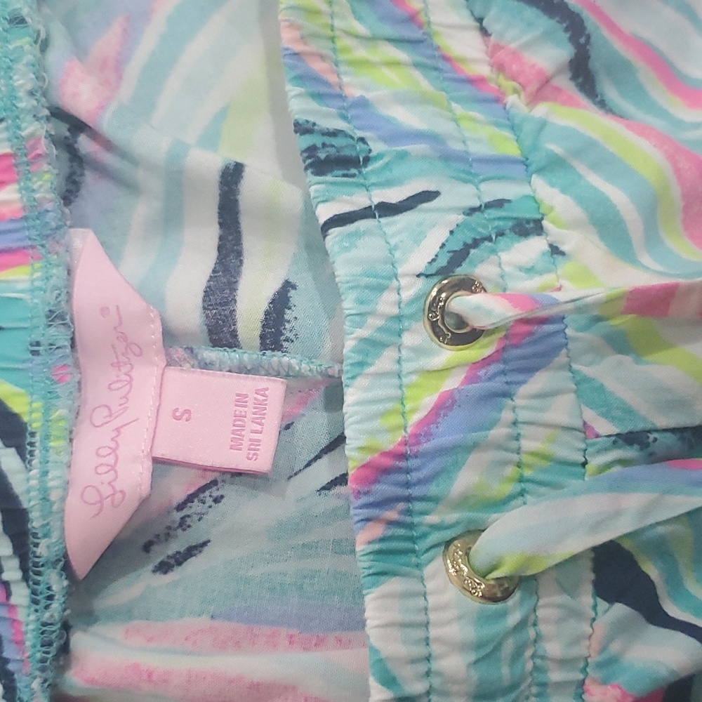 Lilly Pulitzer Katia High Tide Shorts Beach Summer Size Small - Picture 5 of 6